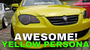 Stand out in a crowd with the persona's new bumper and grille that feature proton's signature ethereal bow and infinite weave pattern. Proton Persona Stance Yellow Colour Galeri Kereta Youtube