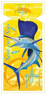 His unparalleled experience interacting directly with underwater subjects emerges in the brilliant colors, thrilling movement, and incomparable accuracy of his artwork. Guy Harvey Sailfish Sea Towel Amazon In Home Kitchen