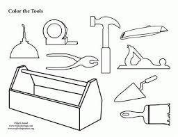 Construction tools coloring pages printable. Image Result For Tool Box Printable Coloring Pages Valentine Coloring Pages Football Coloring Pages