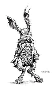 Alice In Wonderland Black And White Tattoos White Rabbit By Kev Crossley Alice In Wonderland Drawings Wonderland Tattoo Creepy Art