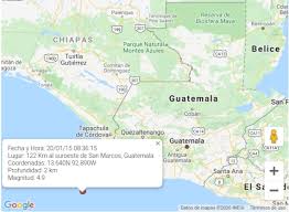 El epicentro fue localizado en champerico y retalhuleu. View 25 Temblor Hoy Guatemala