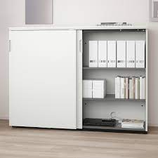 Sliding kitchen cabinet doors ikea. Galant White Cabinet With Sliding Doors 160x120 Cm Ikea
