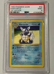 Wartortle pokemon cards sort by recently added card # oldest newest highest srp highest price lowest price biggest discount highest percent off print run least in stock most in stock ending soonest listings 6 8 10 12 14 15 16 18 20 24 30 40 50 64 100 Wartortle 1999 Base Set Mint Value 0 99 1 595 50 Mavin