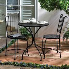 The tabletop is made from polyresin and powdered concrete blend for texture and density. Bistro 3 Pc Metal Set Outdoor Furniture Patio Deck Pool Garden Yard Home Decor Ebay