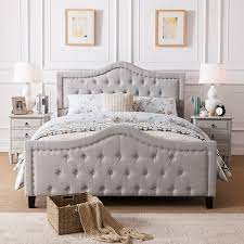 Choose from a variety of styles like split, low at american freight, we offer a selection of new queen size bed frames on sale at affordable prices. Virgil Queen Size Upholstered Tufted Bed By Christopher Knight Home On Sale Overstock 14047250