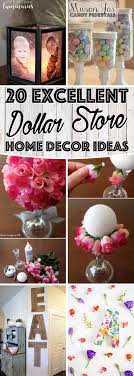 Check out this roundup of really awesome dollar store decor ideas that will instantly add more charm to your home. 20 Excellent Dollar Store Home Decor Ideas