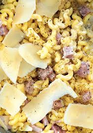 Your cooking time on this creamy pasta with ham and peas is about 15 minutes. Winter Recipe Ideas Juan Arbelaez S Creamy Ham Macaroni Pasta Vogue Paris