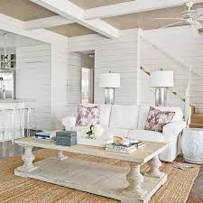 Beachy White Living Room 15 Shiplap Wall Ideas For Beach House Rooms Coastal Shiplap Living Room Coastal Decorating Living Room Coastal Living Rooms