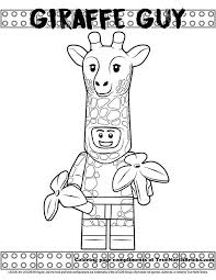 Show your kids a fun way to learn the abcs with alphabet printables they can color. Coloring Page Giraffe Guy True North Bricks Lego Coloring Pages Lego Movie Coloring Pages Lego Coloring