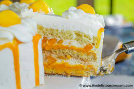 Mango Cake With Whipped Cream The Delicious Crescent