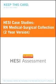 Hesi Case Studies Rn Medical Surgical Collection 2 Year Version Next Generation Version 9781455741342