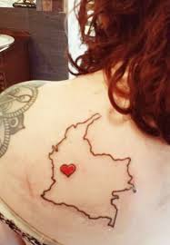 Maybe you would like to learn more about one of these? Outline Map Of Colombia Mini Tattoos Colombia Map Matching Tattoos