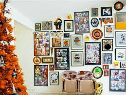 Heavy duty construction adhesive, wood filler, sandpaper and caulk. How To Make Gallery Wall Full Of Halloween Artwork Diy