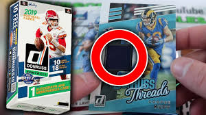 2021 panini score nfl football 40 card value cello fat pack brand new sealed. Box Break Nfl Autograph 2019 Donruss Football Cards Youtube