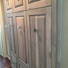 Diy Weathered Hickory Cabinets Hickory Cabinets Rustic Hickory Cabinets Gray Kitchen Cabinets Diy
