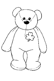 Ty Coloring Pages Coloring Activity Pages Erin The Bear Beanie Baby Coloring Page Bear Coloring Pages Teddy Bear Coloring Pages Baby Coloring Pages