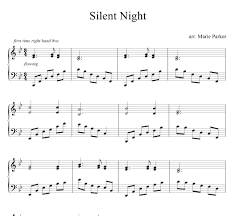 The downloadable piano sheet music is in a pdf file format. Silent Night Piano Solo Marie Parker Music