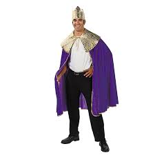 Men S Purple Wise Man S Cape With Crown Costume Oriental Trading Wise Man Costume Christmas Pageant Biblical Costumes