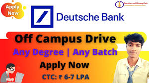 Deutsche bank analyst internship programme global markets. Deutsche Bank Off Campus Recruitment Drive 2021 Hiring As Full Stack Developer Role Any Degree Pune India Apply Now