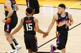 Phoenix suns guard devin booker is sending an autographed jersey and tickets to a conference finals game to one of the team's fans who was involved in an altercation with a nuggets fan during game 4. Qndfqcfvozpynm