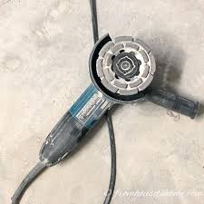 The Best Way To Remove Thinset From Concrete From House To Home Cleaning Hacks Concrete Grinder Cleaning Painted Walls