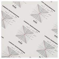 Lorentz Transformation Inside Physics Fabric In 2020 Printing On Fabric Lorentz Transformation Create Fabrics