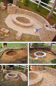 Many of these things are found by accident, people digging ditches, to make room for an in ground pool, or people with new housing being built all over the world daily, most of these strange mysteries will go however, if you're planning to do renovations in your backyard, always be prepared to find. Stone Fire Pit With A Wall Backyard Fire Backyard Fire Pit Backyard