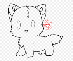 We have a clear image of a wolf's face in our mind, and the drawing must match it! Wolf Drawing Simple Draw A Cute Wolf Hd Png Download 900x692 1140181 Pngfind