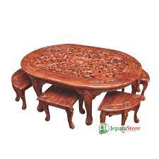 Apakah anda sedang mencari sebuah meja dengan ukuran yang besar ? Jual Meja Oshin Kayu Jati Terbaru Harga Murah Jepara Store