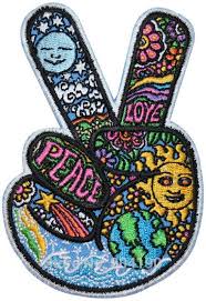 V Muestra De La Victoria Mano Hippie Peace Love Simbolo Dan Morris Del Punk Rock Retro Coser Parches De Hierro Parches Bordados Parches Ropa Parches Chaqueta