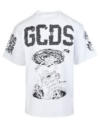 Gcds was founded in 2015 by brothers giuliano and giordano calza in milan, italy. Man White T Shirt With Rick And Morty Gcds Graphic Prints Gcds Russocapri