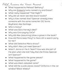 Are you spencer, aria, alison, mona, or else? My Pll Questions Pll Amino