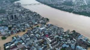 Though flooding during the summer months is an annual occurrence in parts of china, recent record breaking rains. China Floods Huai River Alert Level Raised Amid Heavy Rains Bbc News