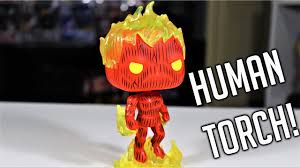 Tamaño de la figura 9 cm. Unboxing The Human Torch Funko Pop Fantastic Four Vinyl Collectible Figure Youtube
