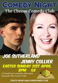 Comedy with Joe Sutherland and Jenny Collier, Live Comedy with Joe  Sutherland and Jenny Collier