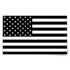Distressed Black American Flag Decal American Flag Black And White Rectangular Sticker Zazzle Com Flag Decal Black American Flag American Flag Decal