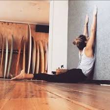 Forget The Mat Try These 25 Wall Yoga Poses Wall Yoga Iyengar Yoga Yin Yoga