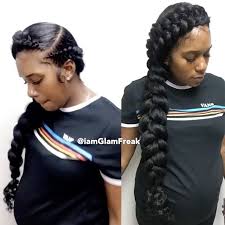 Jumbo Fishtail Braid By Iamglamfreak African Braids Hairstyles Natural Hair Styles Hair Styles