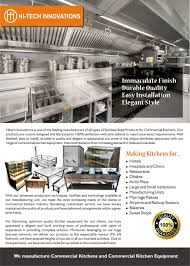 I was very impress with what this store had to offer. Commercial Kitchen Equipment Manufacturer Supplier Chandigarh Mohali Panchkula Haryana Hitech Innovations