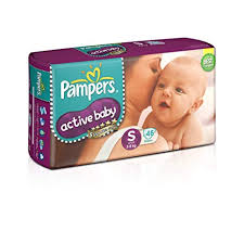 Pampers Active Baby Diapers Small 46 Count