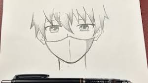 How to draw anime characters basic. Easy Anime Drawing How To Draw Anime Boy Wearing A Mask Youtube