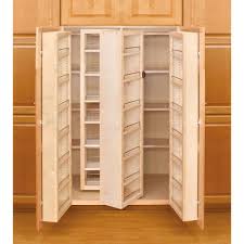 How to repair a swinging butler door. Rev A Shelf 57 In H X 12 In W X 7 5 In D Wood Swing Out Cabinet Pantry Kit 4wp18 57 Kit The Home Depot Kitchen Pantry Design Rev A Shelf New Kitchen Cabinets