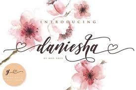 Dafont top for design projects, diy wedding invitations, scrap booking and web design. Download Daniesha Script Download Font Otf Ttf