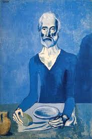 Lukisan ini mengekspresikan bagaimana kondisi manusia dari masa ke masa dalam kondisi alienasi dan penderitaan. The Old Guitarist By Pablo Picasso Articonog