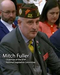 Mitch Fuller, Chairman of the VFW National Legislative Committee, spoke