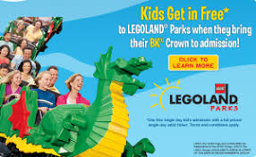 Burger King Free Kids Admission To Legoland In Bk Crown Meals Freebies2deals Legoland Legoland Florida Legoland Park