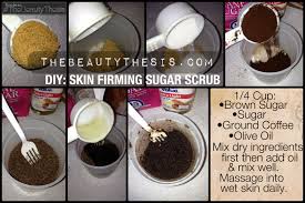 diy skin firming sugar scrub