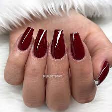 23 Beautiful Ways To Rock Red Coffin Nails Stayglam The combo of glitter, chrome, and red is gorgeous, and it is so glam.