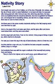 Nativity Story For Kids To Recite The Nativity Story Christmas Sunday School Christmas Poems