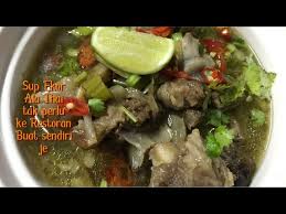 Resep sup tom yam dengan seafood yang simple dan super duper sedap! Sup Ekor Ala Thai Youtube
